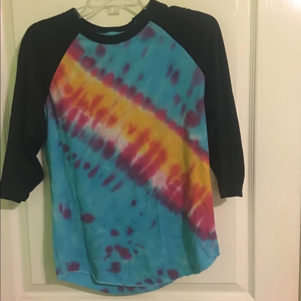BDG from Urban Outfitters tie die raglan crew